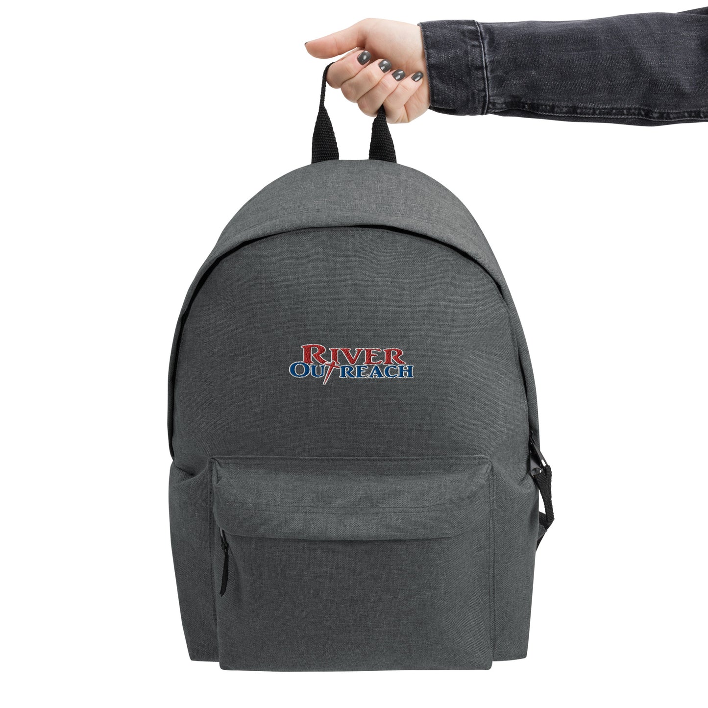 River Outreach Embroidered Backpack