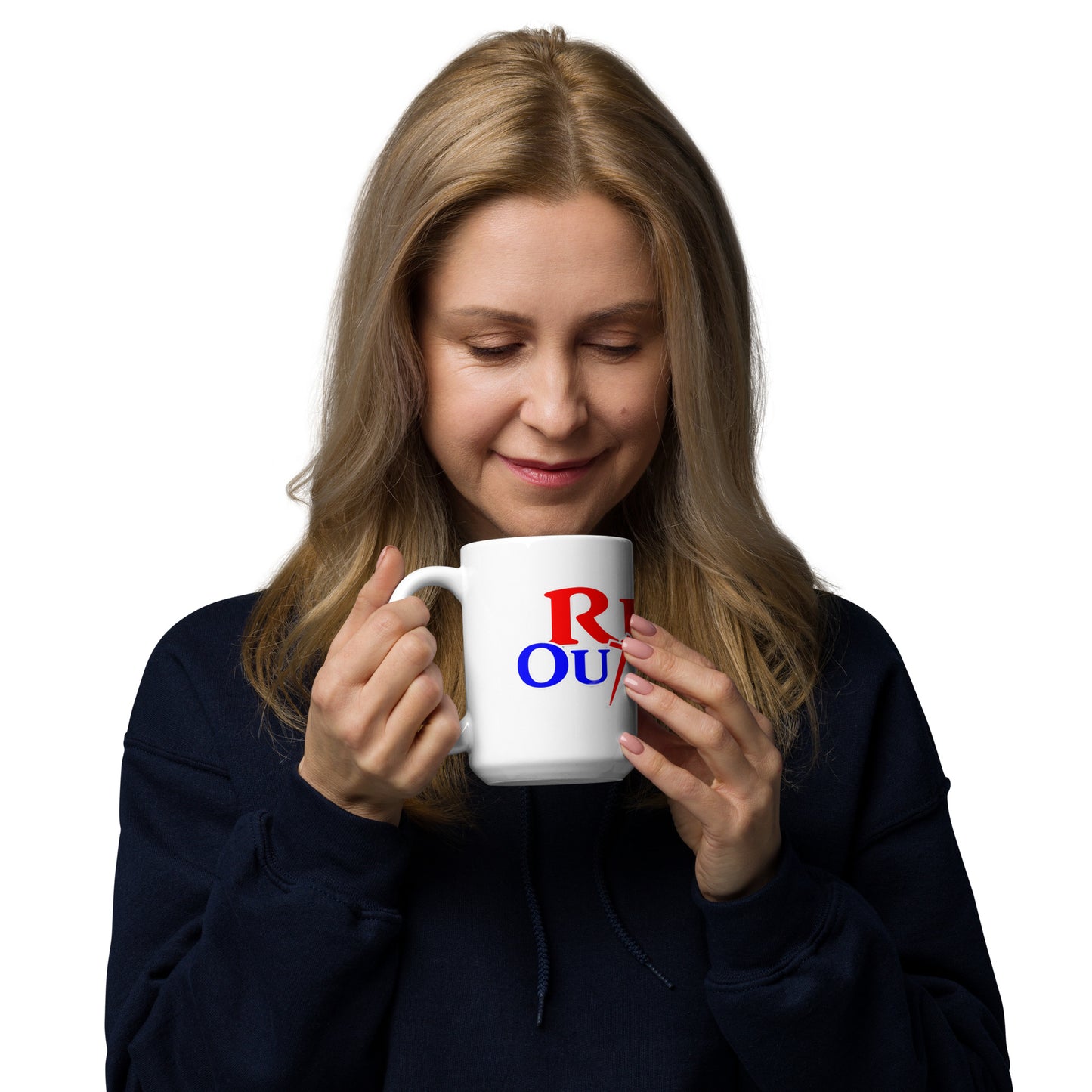River Outreach White glossy mug