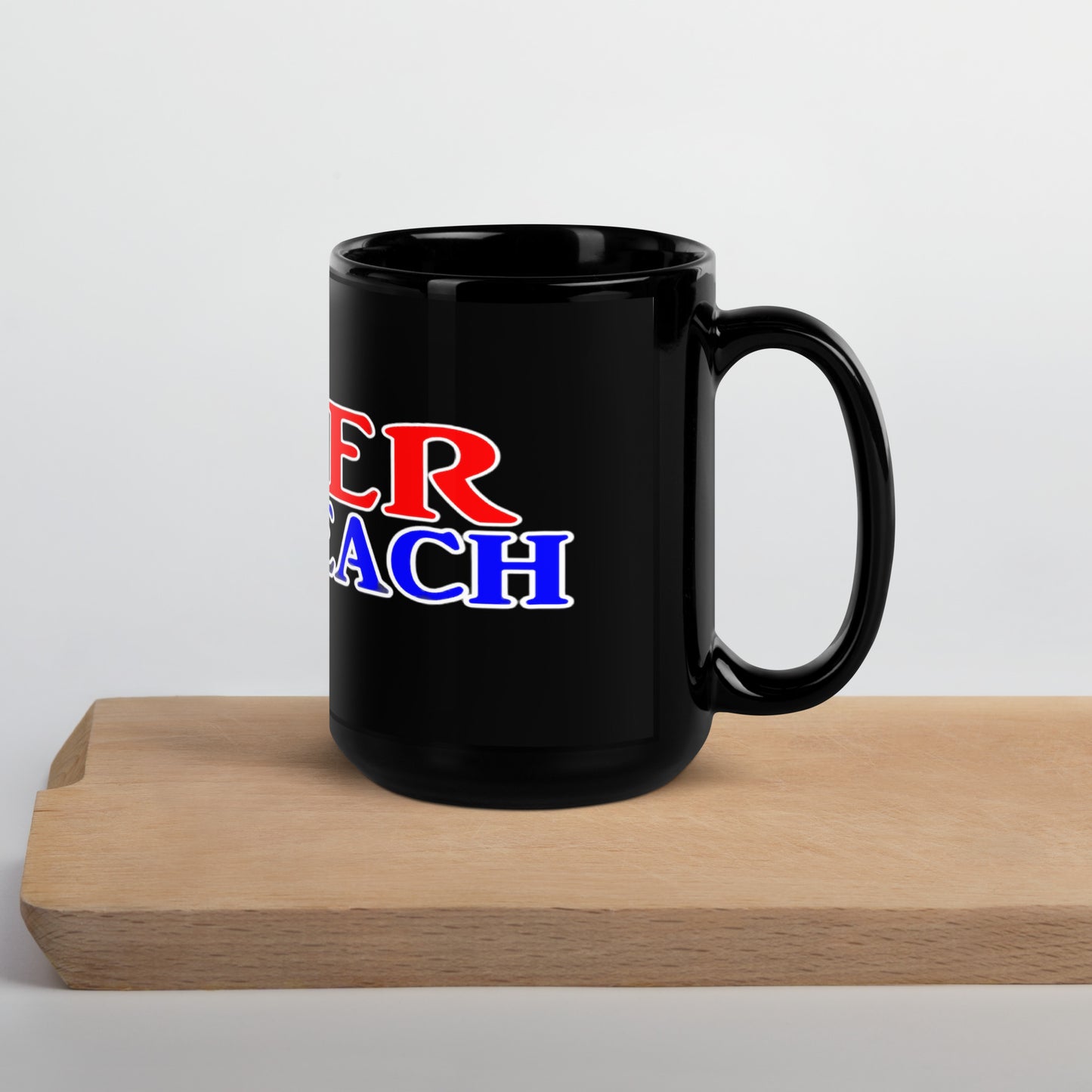 River Outreach Black Glossy Mug