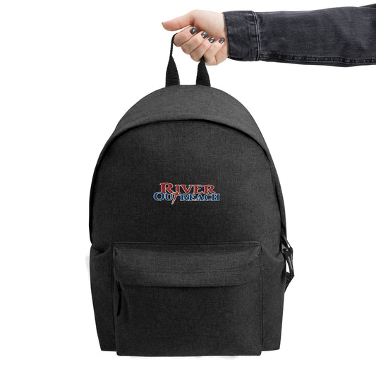 River Outreach Embroidered Backpack