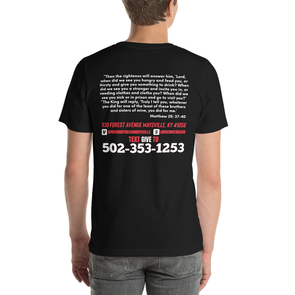 Matthew 25: 37-40 Unisex t-shirt