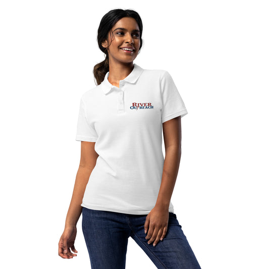 River Outreach Women’s pique polo shirt